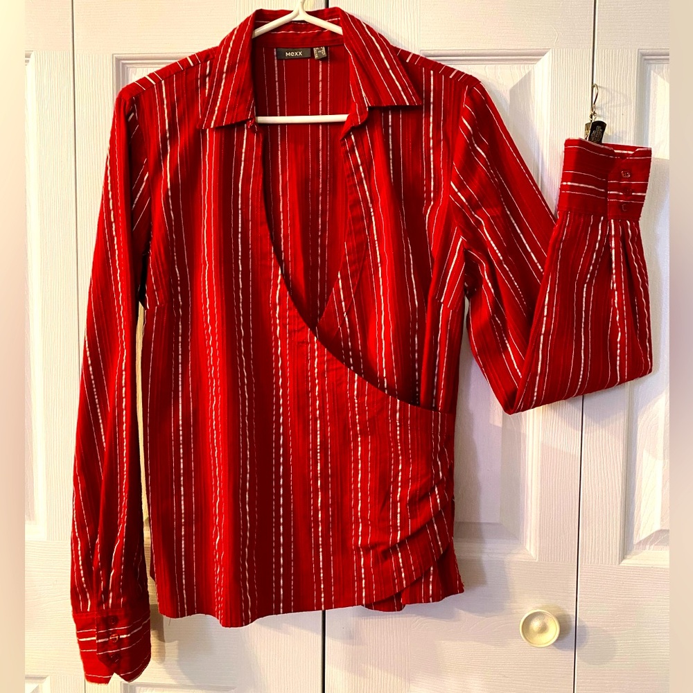 Mexx Red Striped Blouse